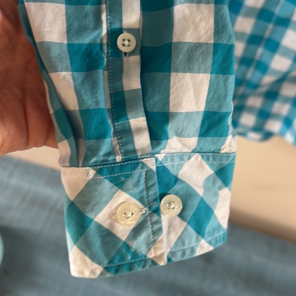 Lilly Pulitzer excellent condition checked blouse small - Picture 3 of 5